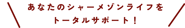 あなたのシャーメゾンライフをトータルサポート!
